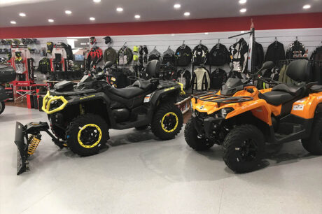 ATV de Can-am en una foto de interior de nuestras instalaciones