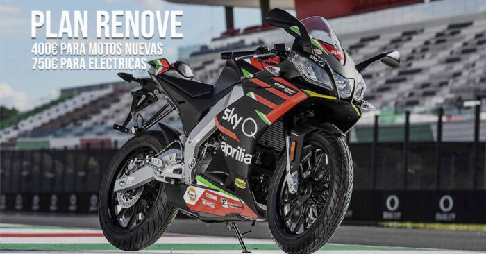 Plan Renove 2020 para motos nuevas