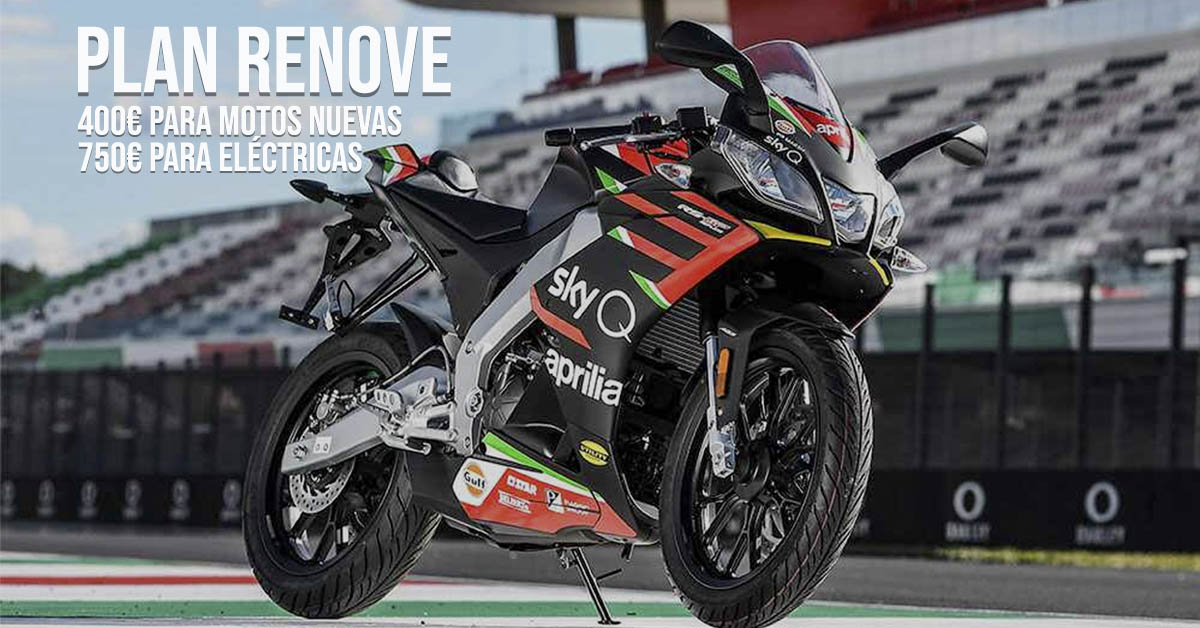 Plan Renove 2020 para motos nuevas